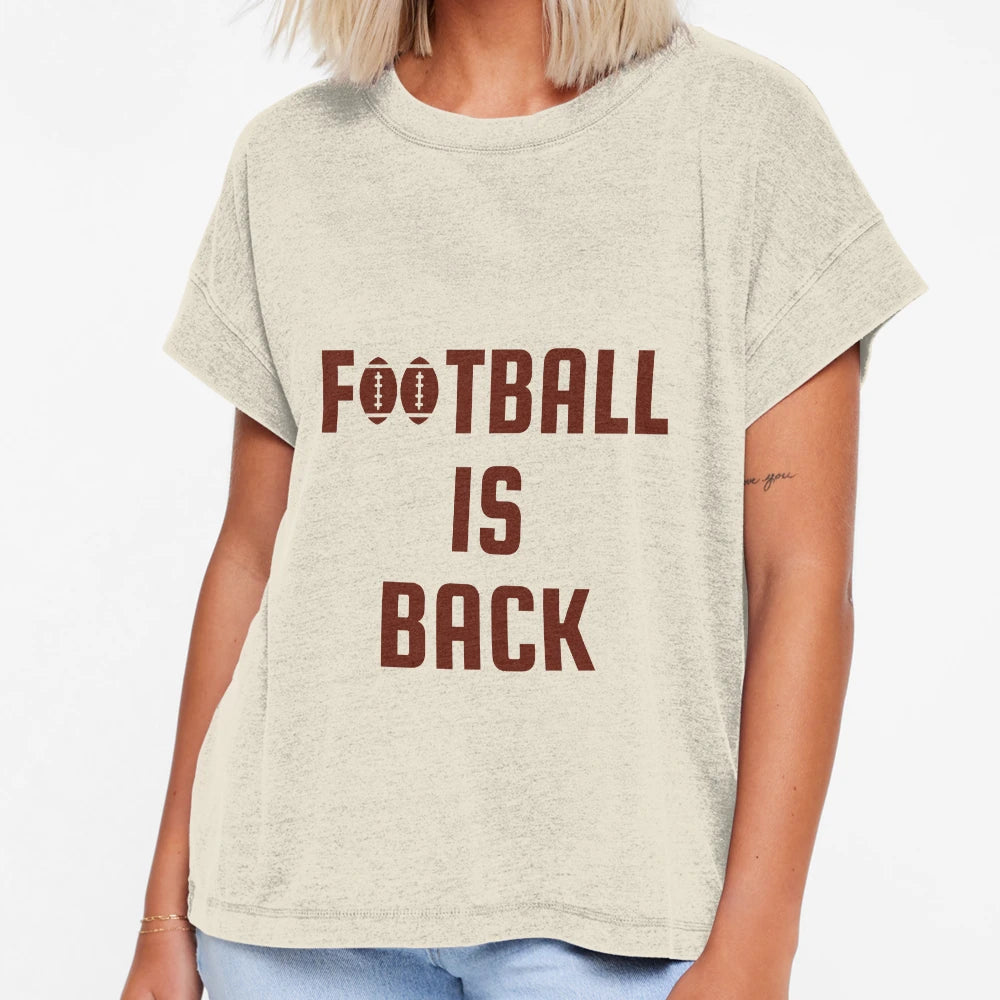 Football Is Back T-Shirt - Fun Novelty Design for Adults - T-Shirt, Sweatshirt, Hoodie