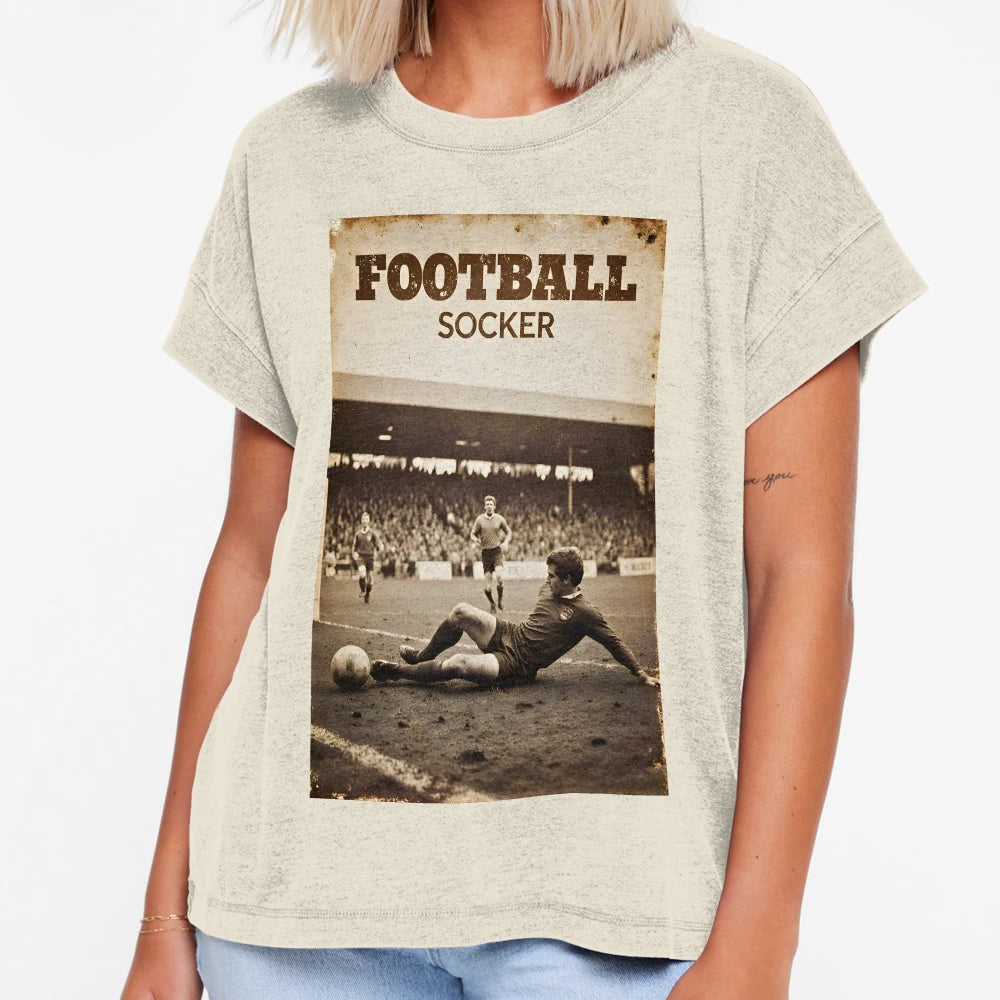 Football Soccer Action Shot T-Shirt - Streetwear Style for Adults - T-Shirt, Sweatshirt, Hoodie