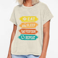 Eat Sleep Perform Repeat Actors T-Shirt - Graphic Print Unisex - T-Shirt, Sweatshirt, Hoodie