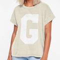 Alphabet White G Sports Letter G T-Shirt - Unique Graphic Unisex - T-Shirt, Sweatshirt, Hoodie