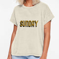 Sunday Tick Tick Boom Lyrics T-Shirt - Fun Novelty Design for Adults - T-Shirt, Sweatshirt, Hoodie