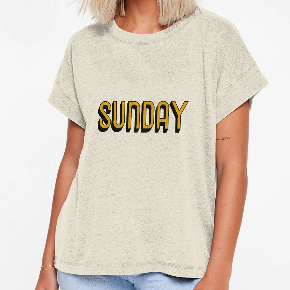 Sunday Tick Tick Boom Lyrics T-Shirt - Fun Novelty Design for Adults - T-Shirt, Sweatshirt, Hoodie