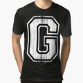 Big Varsity Letter G T-Shirt - Graphic Print for Adults - T-Shirt, Sweatshirt, Hoodie
