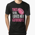 This Loves Her Cowboys T-Shirt - Novelty Apparel for Adults - T-Shirt, Sweatshirt, Hoodie