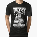 Turkey Touchdowns Funny Thanksgiving T-Shirt - Graphic Print for Adults - T-Shirt, Sweatshirt, Hoodie
