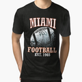 Miami Football T-Shirt - Aesthetic Graphic for Adults - T-Shirt, Sweatshirt, Hoodie