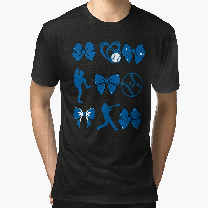 Blue Baseball T-Shirt - Fun Novelty Design for Adults - T-Shirt, Sweatshirt, Hoodie