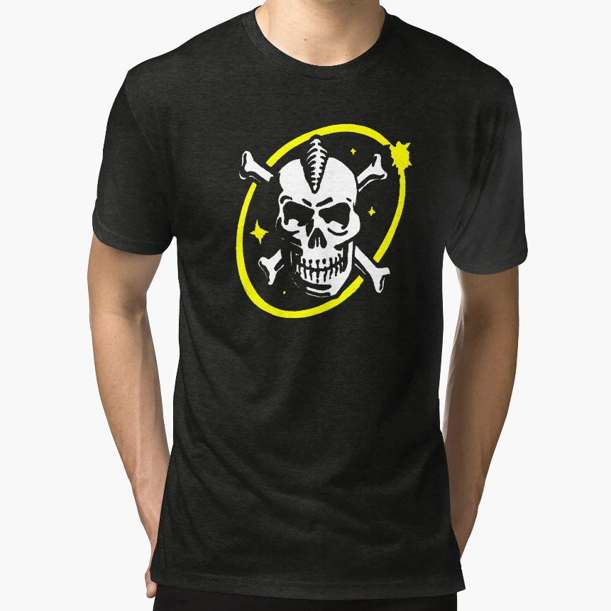 Captain Zargon Space Pirate Emblem T-Shirt - Novelty Apparel for Adults - T-Shirt, Sweatshirt, Hoodie