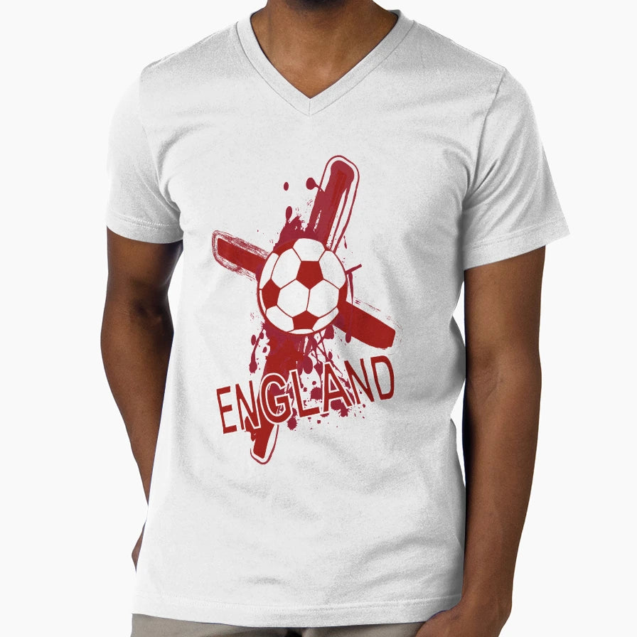 England St Georges Cross Football T-Shirt - Fun Novelty Design Men Women - T-Shirt, Sweatshirt, Hoodie