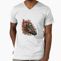 Flaming Boot Neo Traditional Football T-Shirt - Minimalist Print Men Women - T-Shirt, Sweatshirt, Hoodie
