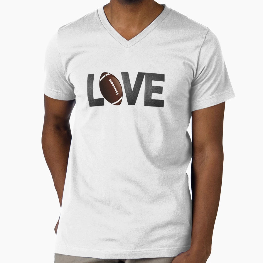 Football Love T-Shirt - Custom Art Print for Adults - T-Shirt, Sweatshirt, Hoodie
