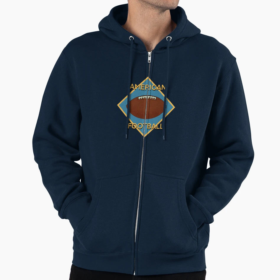 American Football Hoodie - Minimalist Print for Adults - T-Shirt, Sweatshirt, Hoodie