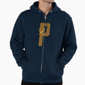 P Letter Magic School Team Badger Hoodie - Novelty Apparel Unisex - T-Shirt, Sweatshirt, Hoodie