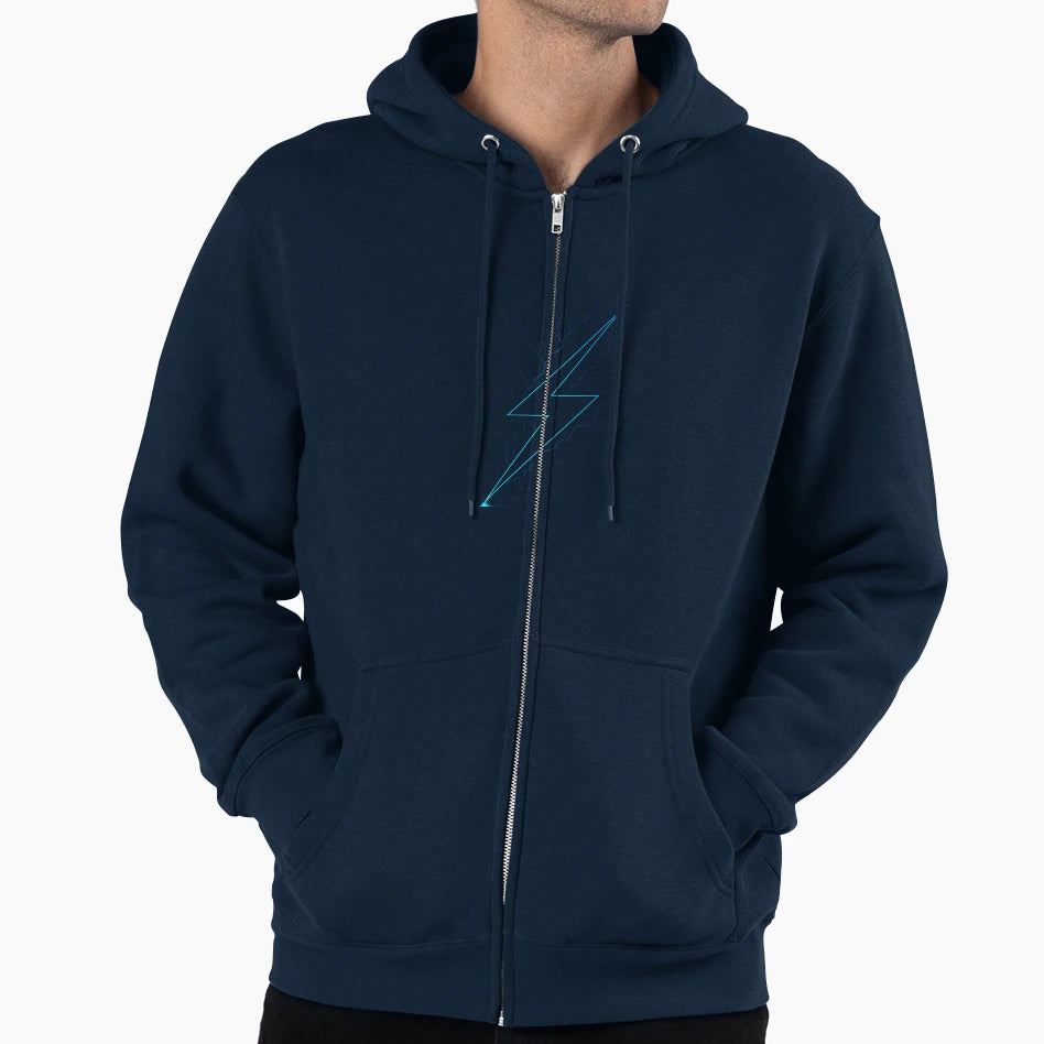 Lightning Strike Hoodie - Trendy Graphic Men Women - T-Shirt, Sweatshirt, Hoodie