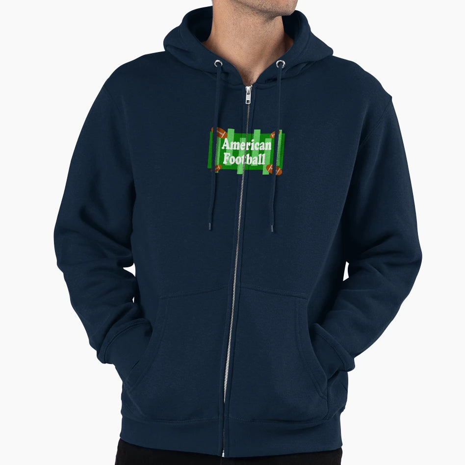 American Football Hoodie - Aesthetic Graphic Men Women - T-Shirt, Sweatshirt, Hoodie