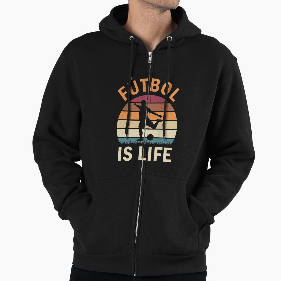 F Tbol Is Life Football And Soccer Lover Hoodie - Trendy Graphic Unisex - T-Shirt, Sweatshirt, Hoodie