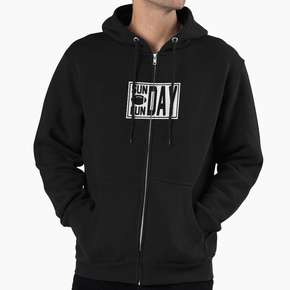 Sunday Fun Day Hoodie - Fun Novelty Design Men Women - T-Shirt, Sweatshirt, Hoodie