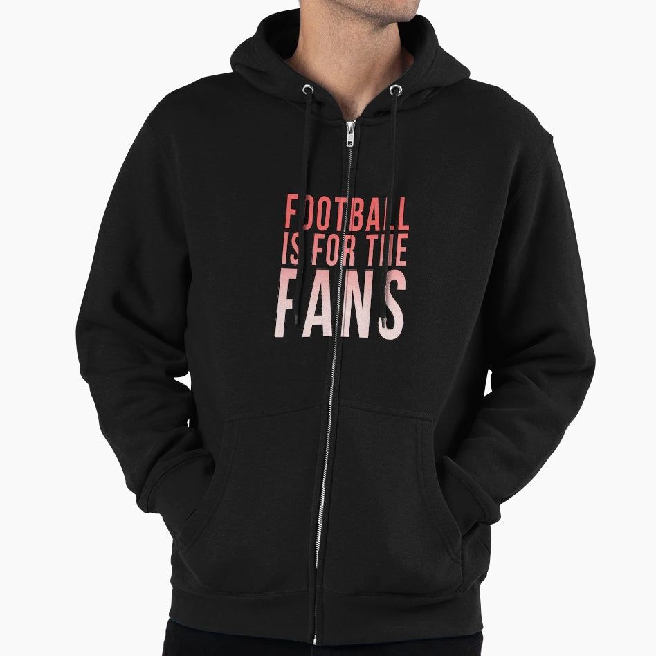 Football Is Fans Red Hoodie - Novelty Apparel Men Women - T-Shirt, Sweatshirt, Hoodie