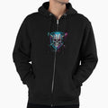 Skull Baseball Drip Ice Cream Drip Hoodie - Custom Art Print Men Women - T-Shirt, Sweatshirt, Hoodie