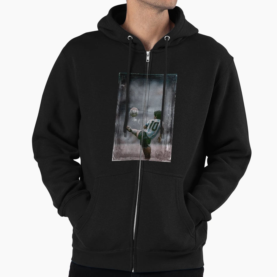 Diego Maradona Hoodie - Unique Graphic for Adults - T-Shirt, Sweatshirt, Hoodie