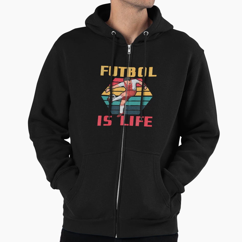 Love Anime And Futbol Is Life Soccer Hoodie - Aesthetic Graphic Unisex - T-Shirt, Sweatshirt, Hoodie