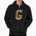 Alphabet Gold G Sports Letter G Hoodie - Graphic Print for Adults - T-Shirt, Sweatshirt, Hoodie