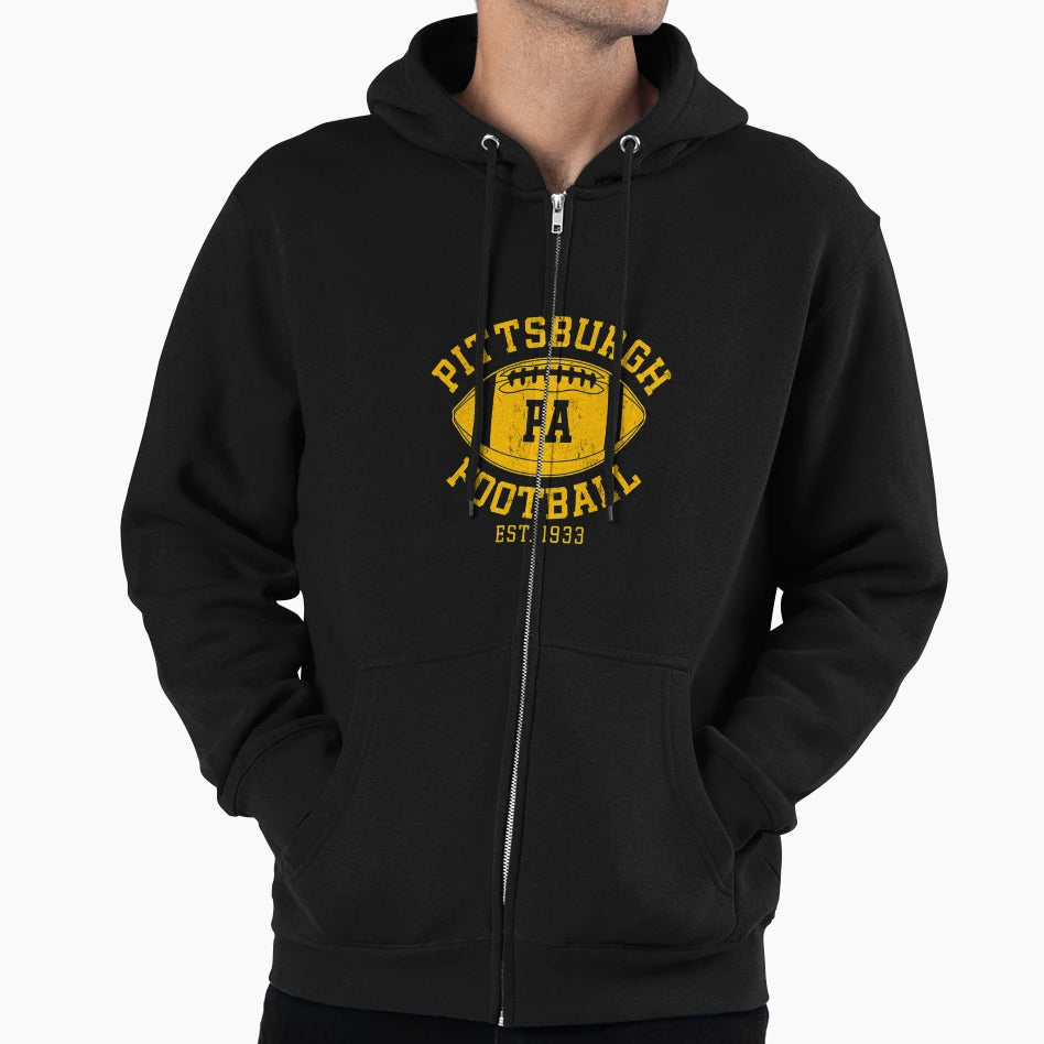 Pittsburgh Steelers Football Team Pa Hoodie - Graphic Print Unisex - T-Shirt, Sweatshirt, Hoodie