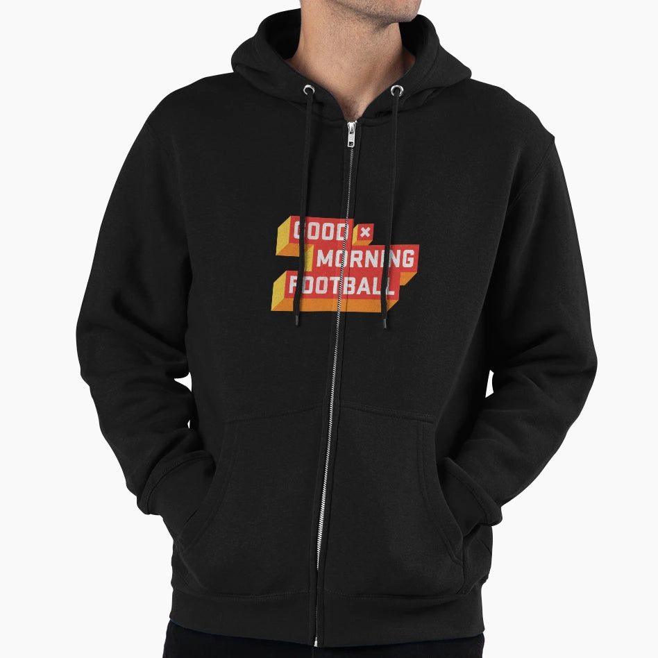 Angry Runs Good Morning Football Hoodie - Fun Novelty Design Men Women - T-Shirt, Sweatshirt, Hoodie