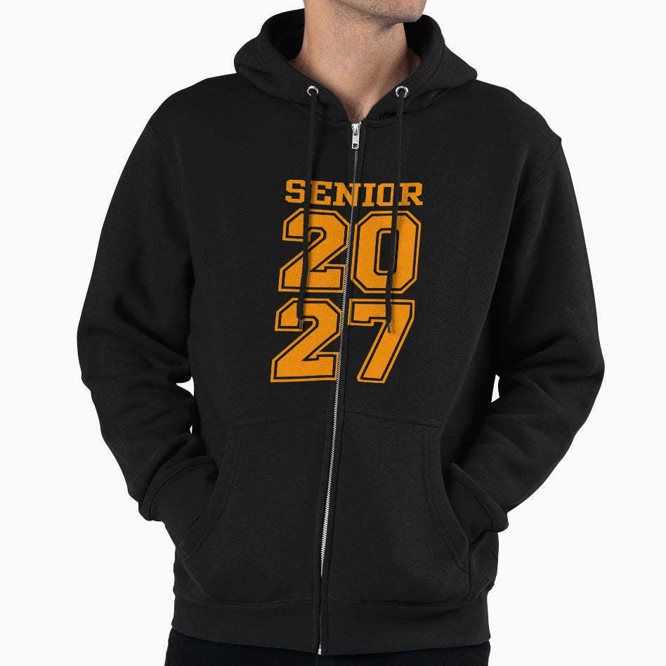 Back To School Class 2027 Seniors Hoodie - Minimalist Print Men Women - T-Shirt, Sweatshirt, Hoodie