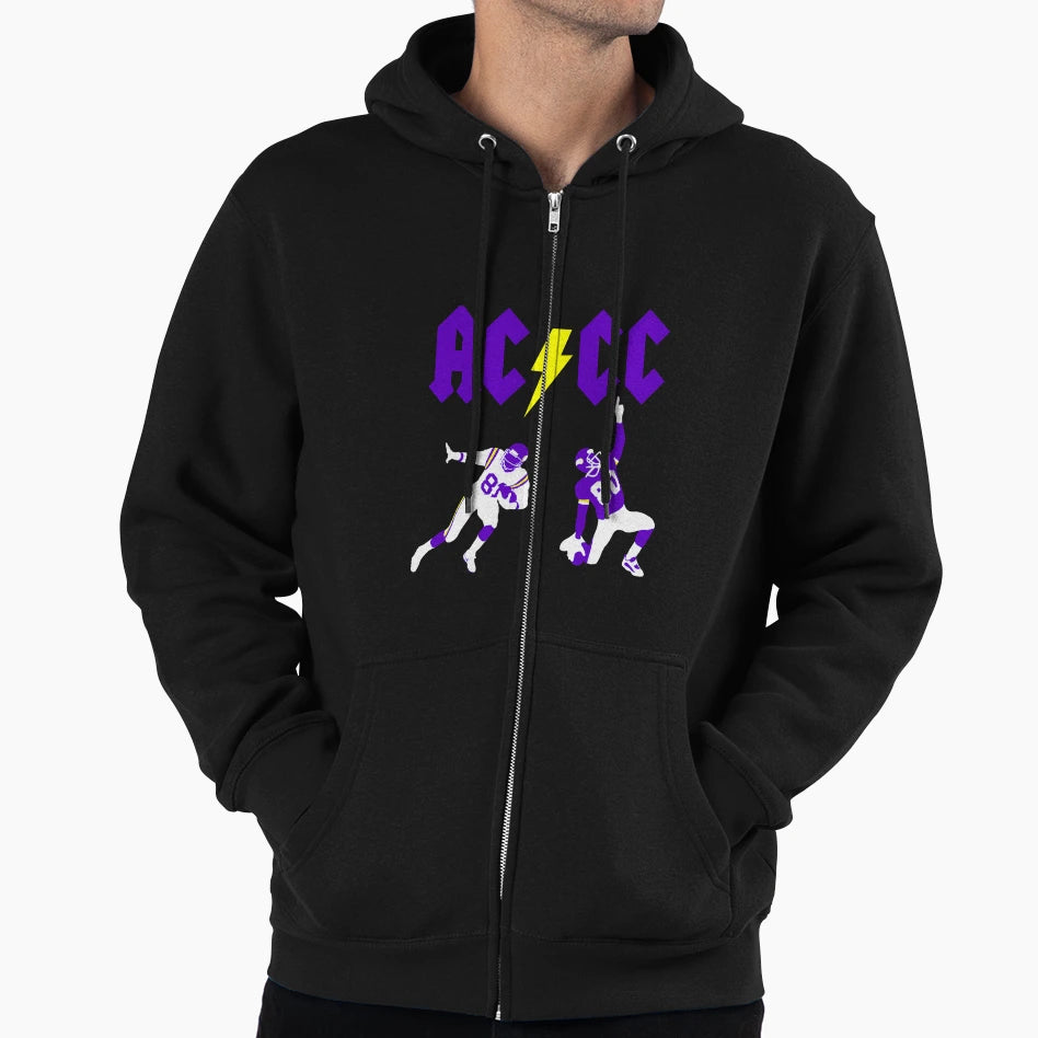 Accc Anthony Carter Cris Carter Vikings Hoodie - Graphic Print Unisex - T-Shirt, Sweatshirt, Hoodie