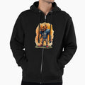 Halloweens Football Player Monster Hoodie - Casual Everyday Wear for Adults - T-Shirt, Sweatshirt, Hoodie