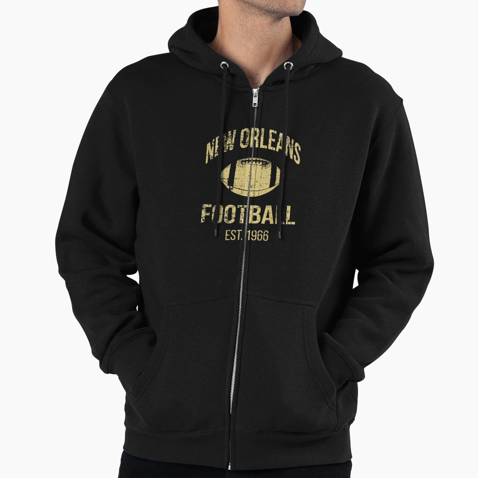 New Orleans Football Team Hoodie - Novelty Apparel Unisex - T-Shirt, Sweatshirt, Hoodie
