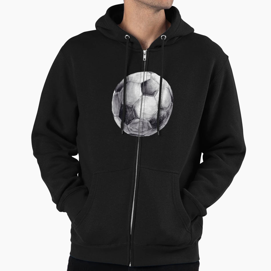 Football Watercolor Hoodie - Casual Everyday Wear for Adults - T-Shirt, Sweatshirt, Hoodie