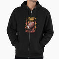 Football Season Ready Ber Months Fall Hoodie - Minimalist Print Unisex - T-Shirt, Sweatshirt, Hoodie