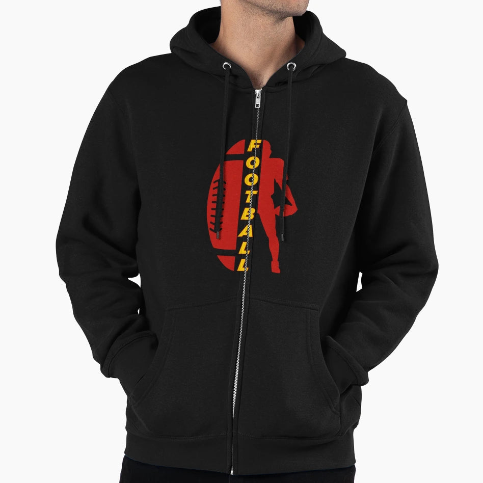 Football Hoodie - Minimalist Print Unisex - T-Shirt, Sweatshirt, Hoodie
