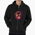 Football Player Feeling Heat Hoodie - Novelty Apparel Unisex - T-Shirt, Sweatshirt, Hoodie