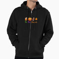 Fall Season Tis Season Coffee Pumpkin Hoodie - Minimalist Print Men Women - T-Shirt, Sweatshirt, Hoodie