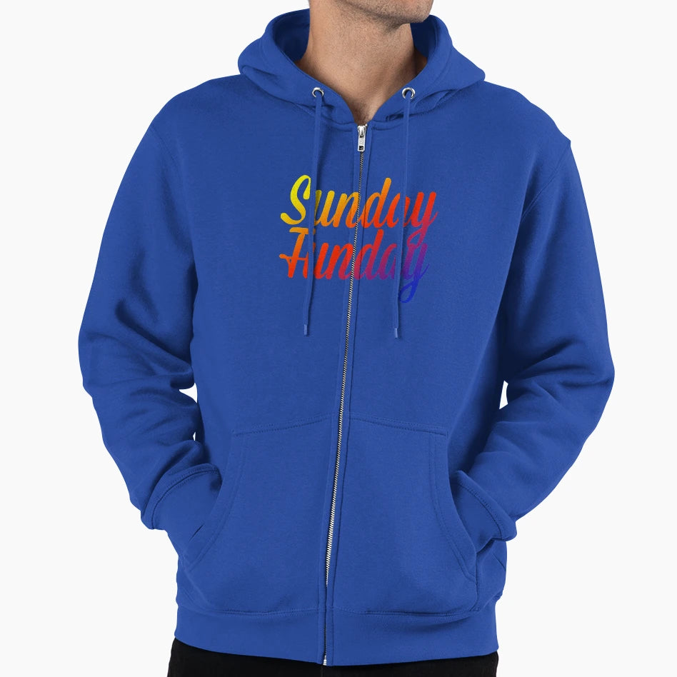 Sunday Funday Hoodie - Novelty Apparel for Adults - T-Shirt, Sweatshirt, Hoodie