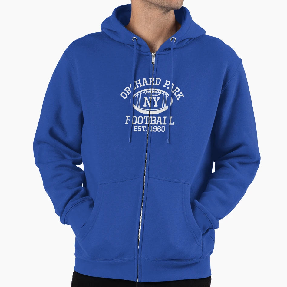 Orchard Park New York Football Team Hoodie - Unique Graphic for Adults - T-Shirt, Sweatshirt, Hoodie