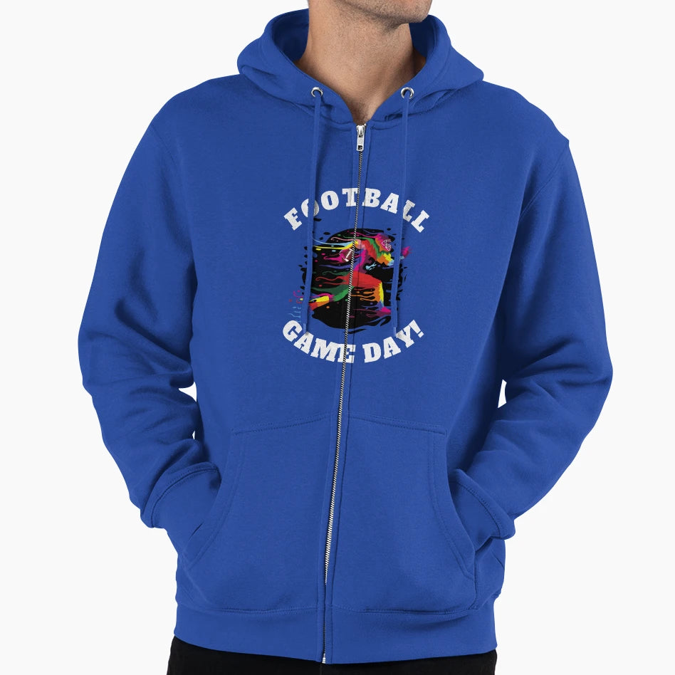 American Football Ready Game Day Football Hoodie - Trendy Graphic Unisex - T-Shirt, Sweatshirt, Hoodie