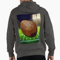 Football Hoodie - Graphic Print Unisex - T-Shirt, Sweatshirt, Hoodie