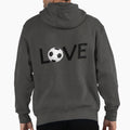 Soccer Love Hoodie - Custom Art Print for Adults - T-Shirt, Sweatshirt, Hoodie