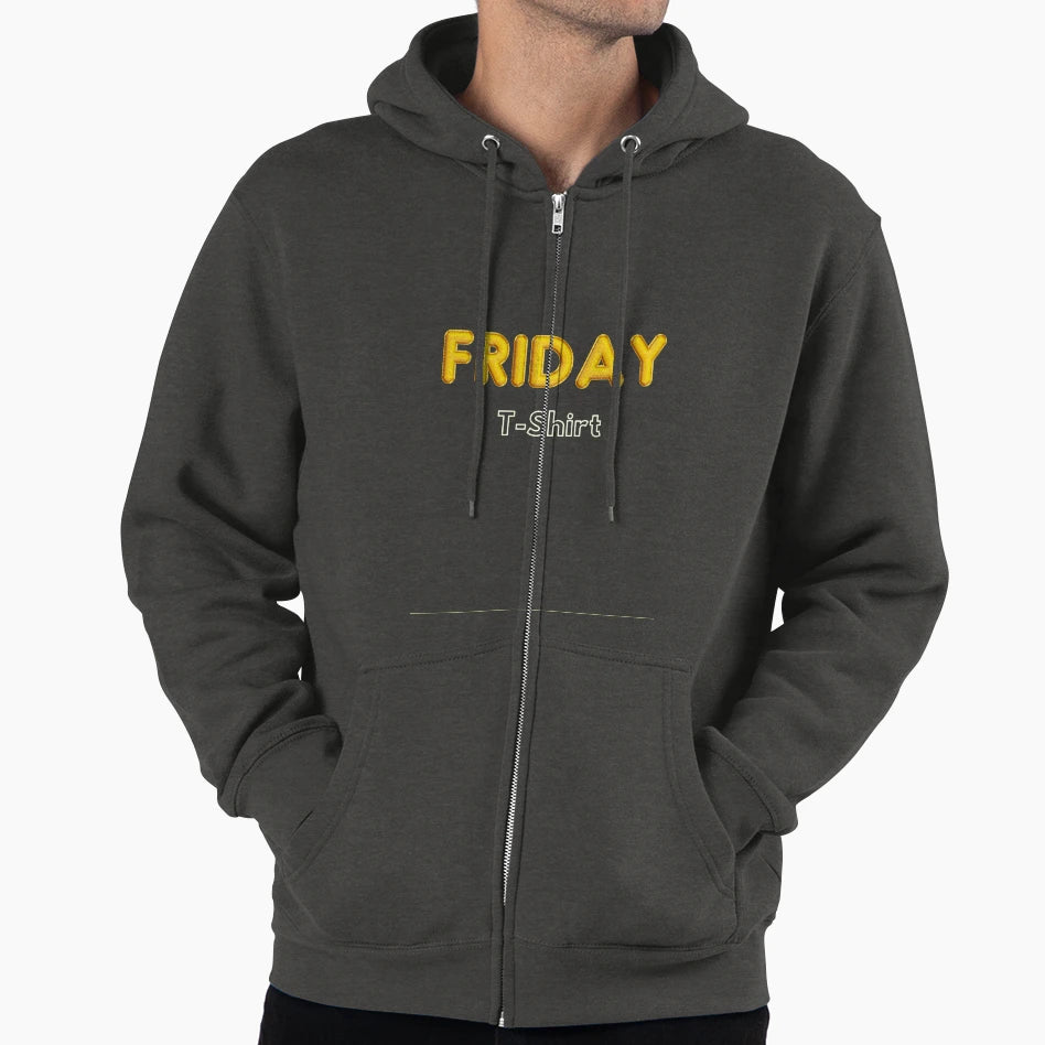 Fridays Only T-Shirt - Minimalist Print for Adults - T-Shirt, Sweatshirt, Hoodie