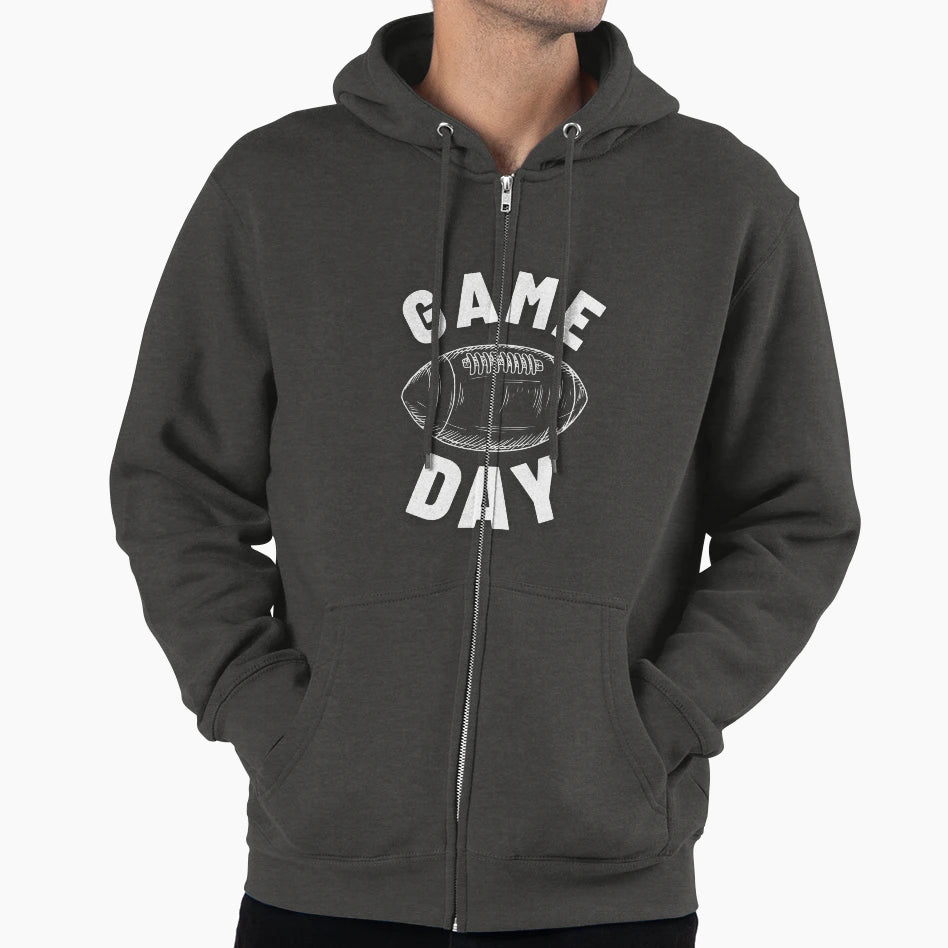 Game Day Football Hoodie - Graphic Print Men Women - T-Shirt, Sweatshirt, Hoodie