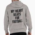 My Heart Beats Football Football Lover T-Shirt - Minimalist Print Unisex - T-Shirt, Sweatshirt, Hoodie