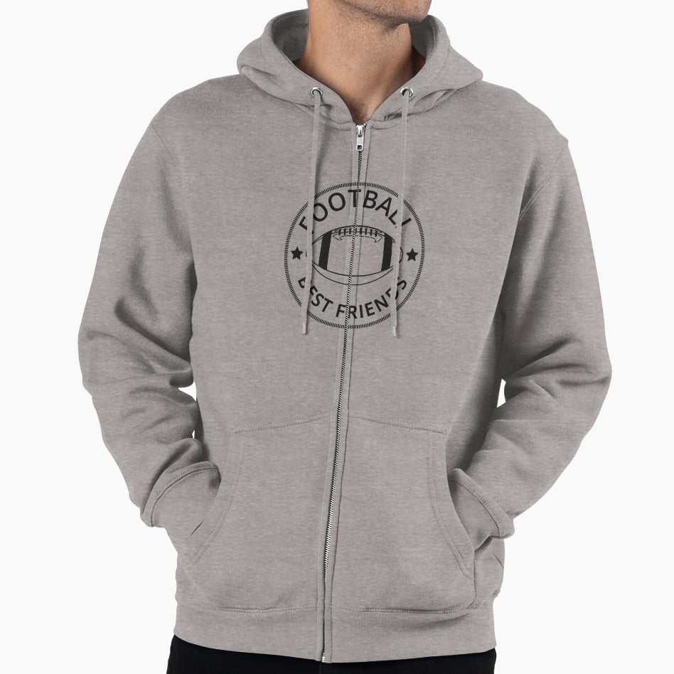 American Football Best Friends I Hoodie - Fun Novelty Design Men Women - T-Shirt, Sweatshirt, Hoodie
