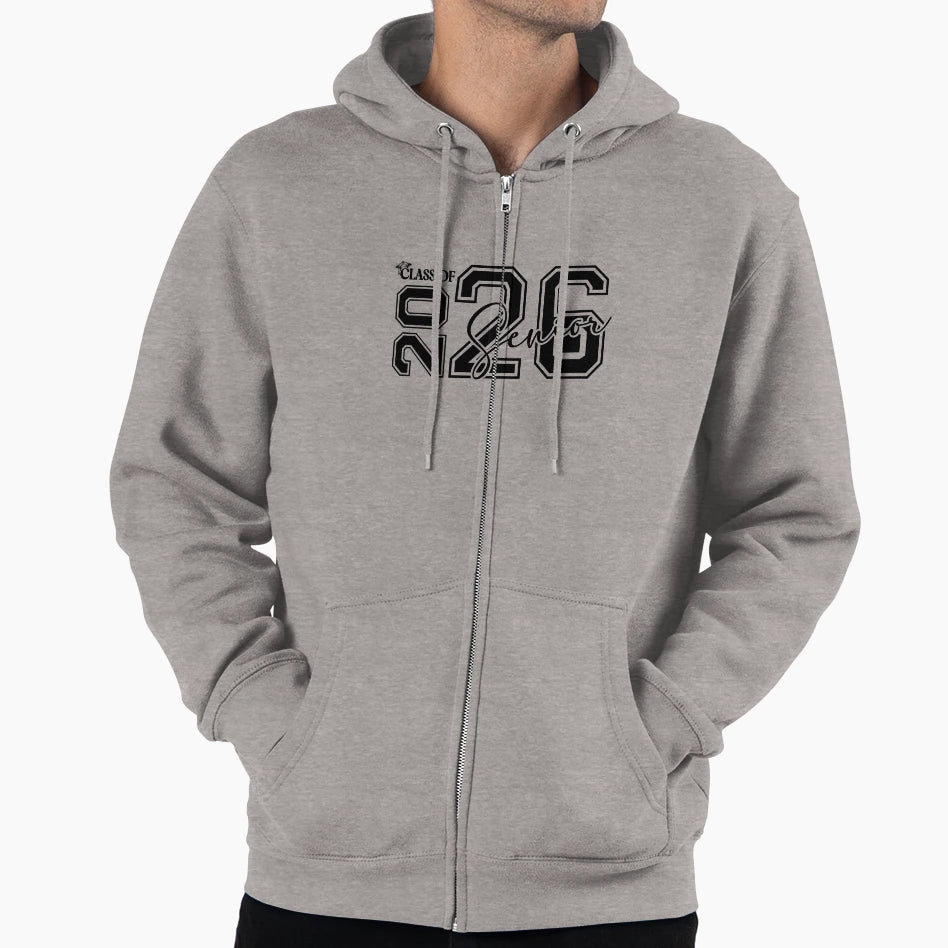 Class 2026 Senior Hoodie - Unique Graphic Unisex - T-Shirt, Sweatshirt, Hoodie
