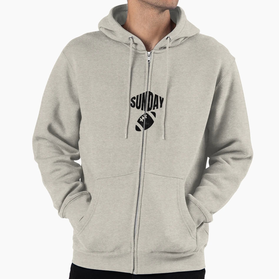 Sunday Football Fathers Day Gift Matching Hoodie - Custom Art Print Unisex - T-Shirt, Sweatshirt, Hoodie