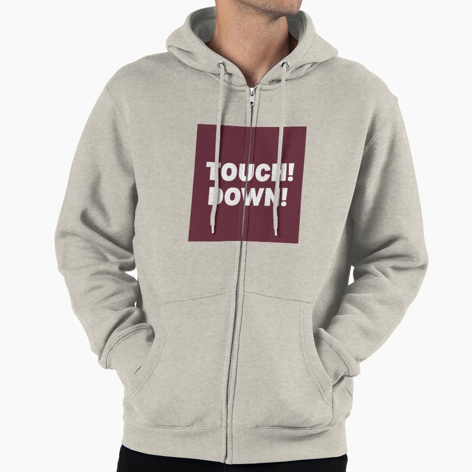 Touch Down Hoodie - Graphic Print Men Women - T-Shirt, Sweatshirt, Hoodie
