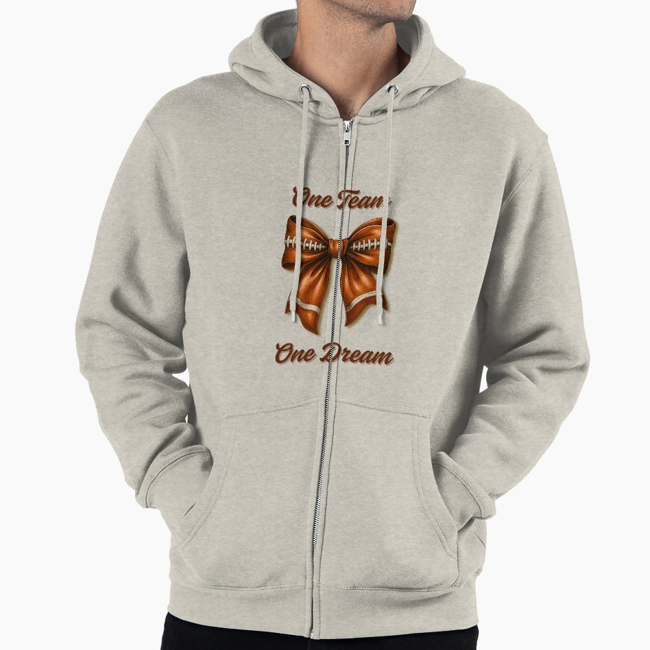 One Team One Dream Hoodie - Aesthetic Graphic Men Women - T-Shirt, Sweatshirt, Hoodie